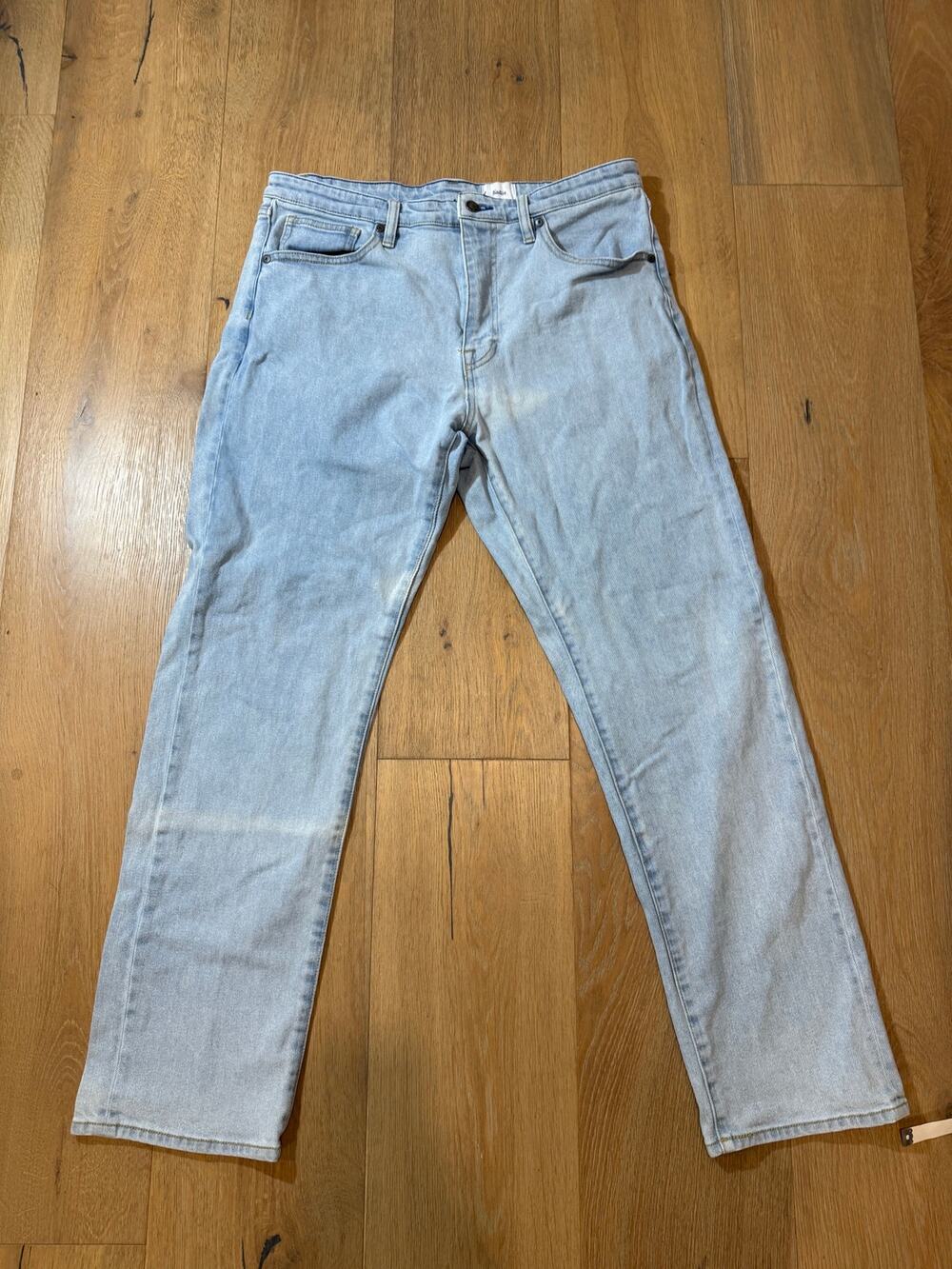 Katin Light Blue Straight Leg Jeans